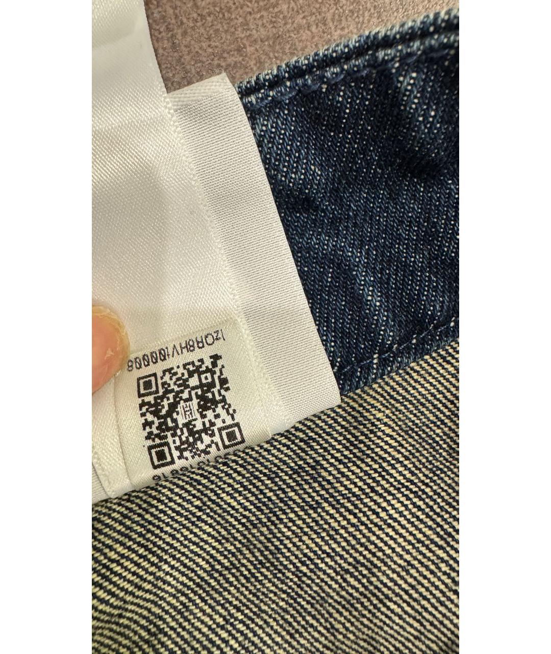 ADIDAS Темно-синий хлопковый жакет/пиджак, фото 6