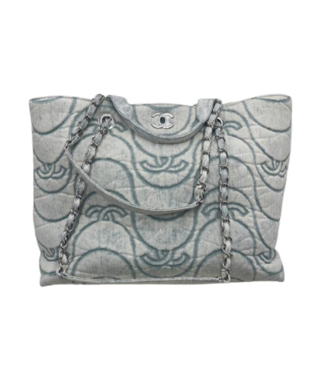 CHANEL Серая сумка через плечо, фото 1