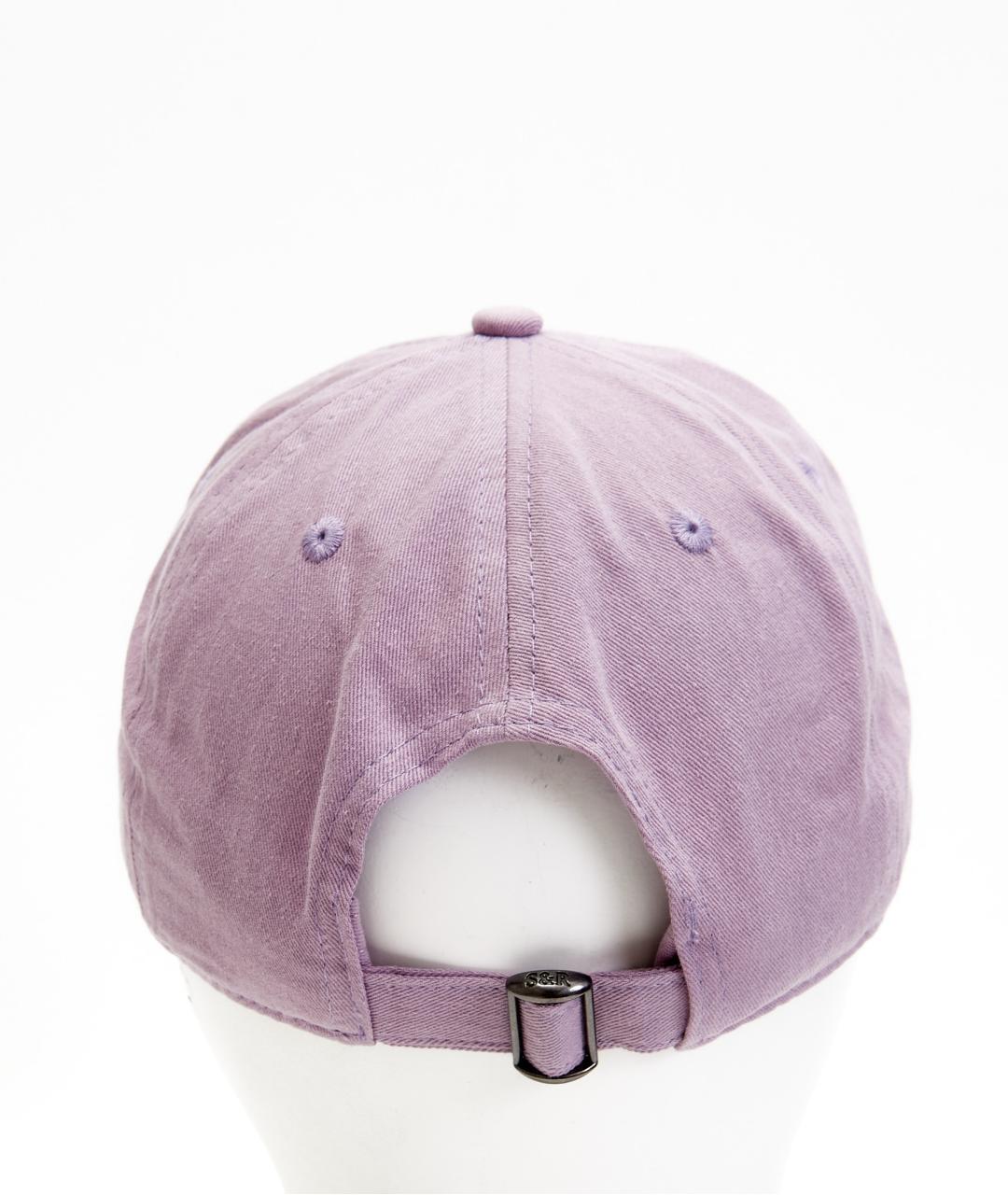 SPORTY AND RICH Фиолетовая хлопковая кепка, фото 3