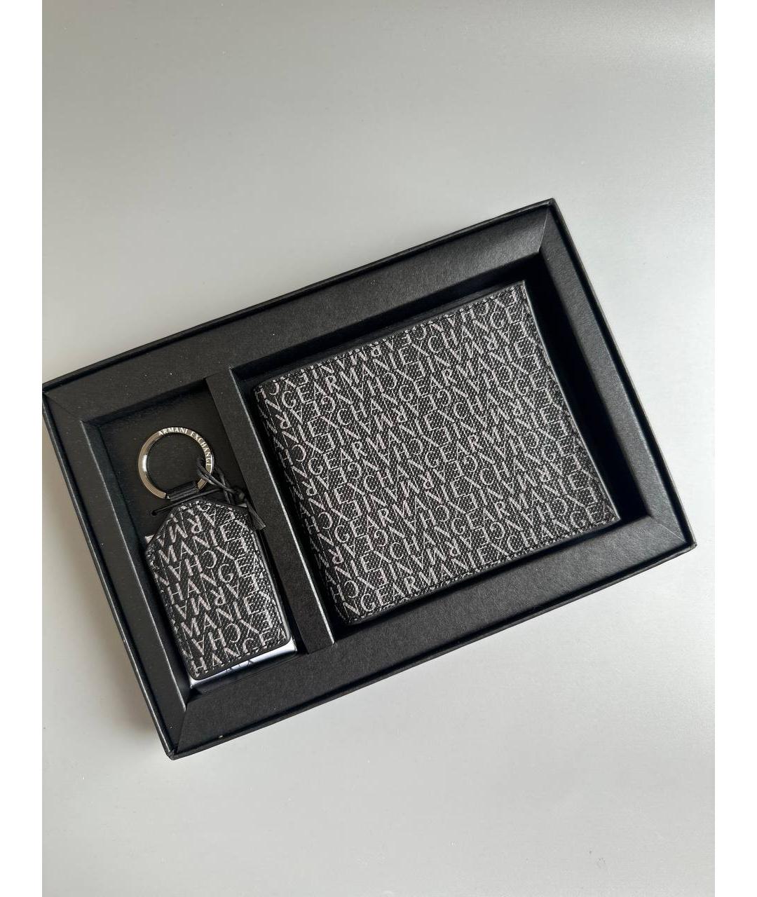 ARMANI EXCHANGE Черный кошелек, фото 3