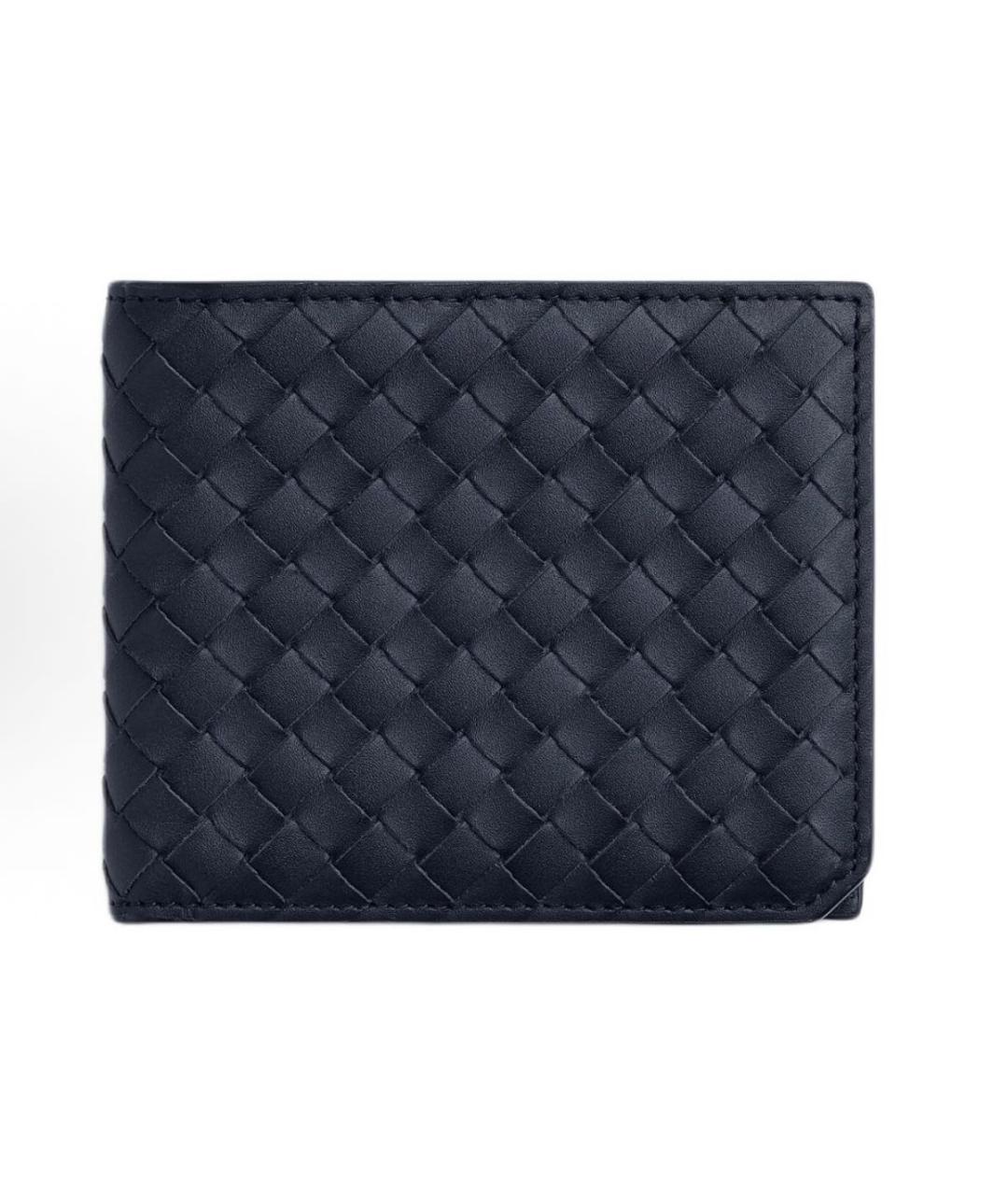 BOTTEGA VENETA Темно-синий кожаный кардхолдер, фото 5