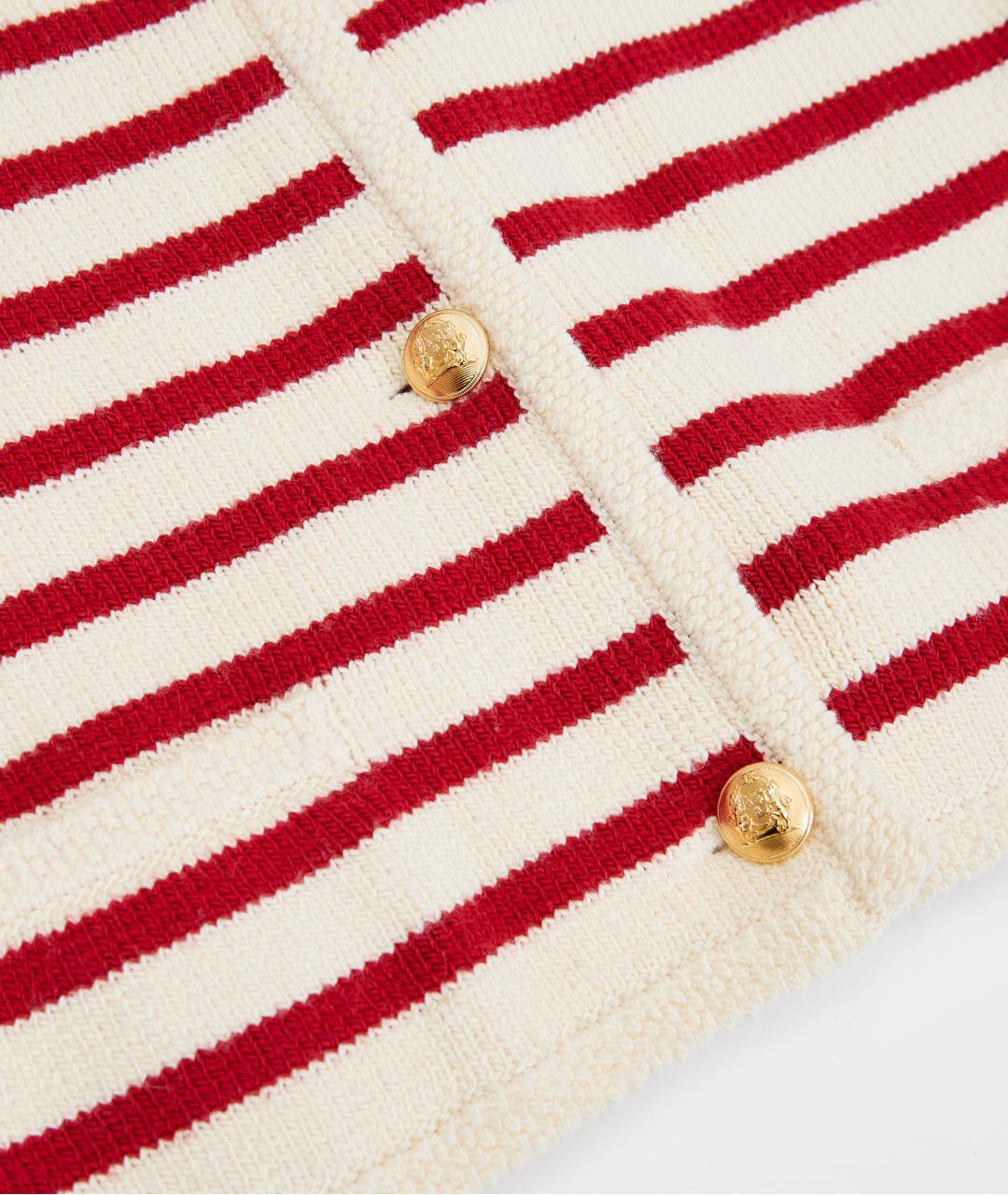 CELINE Красный шерстяной кардиган, фото 4