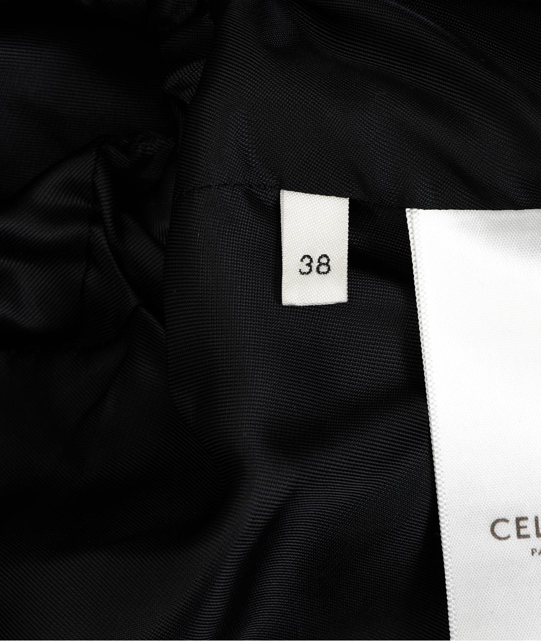 CELINE Черный шерстяной жакет/пиджак, фото 2