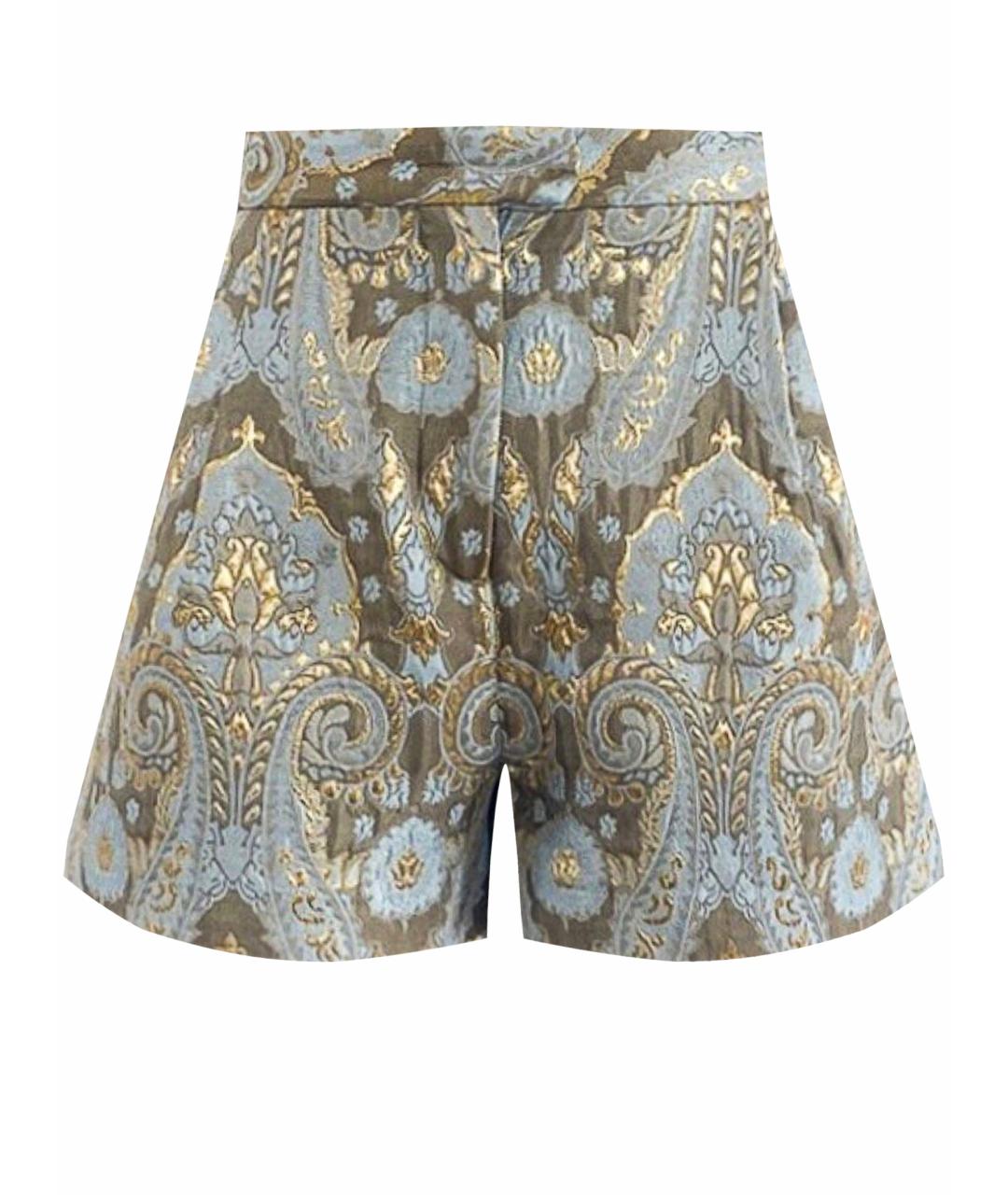 SANDRO Голубые полиэстеровые шорты, фото 1
