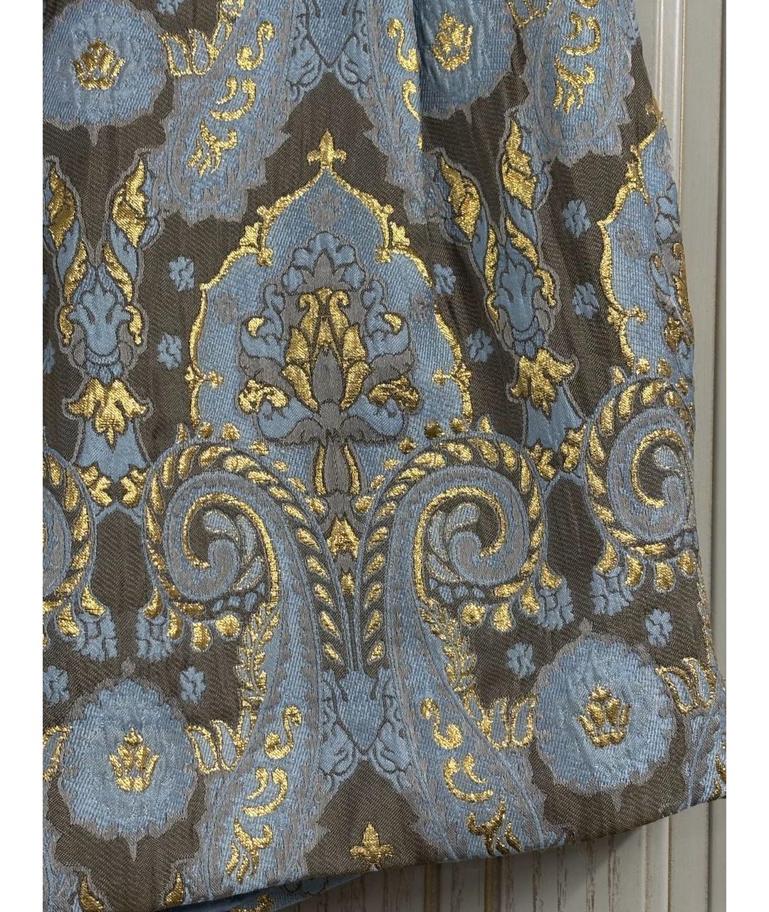 SANDRO Голубые полиэстеровые шорты, фото 4