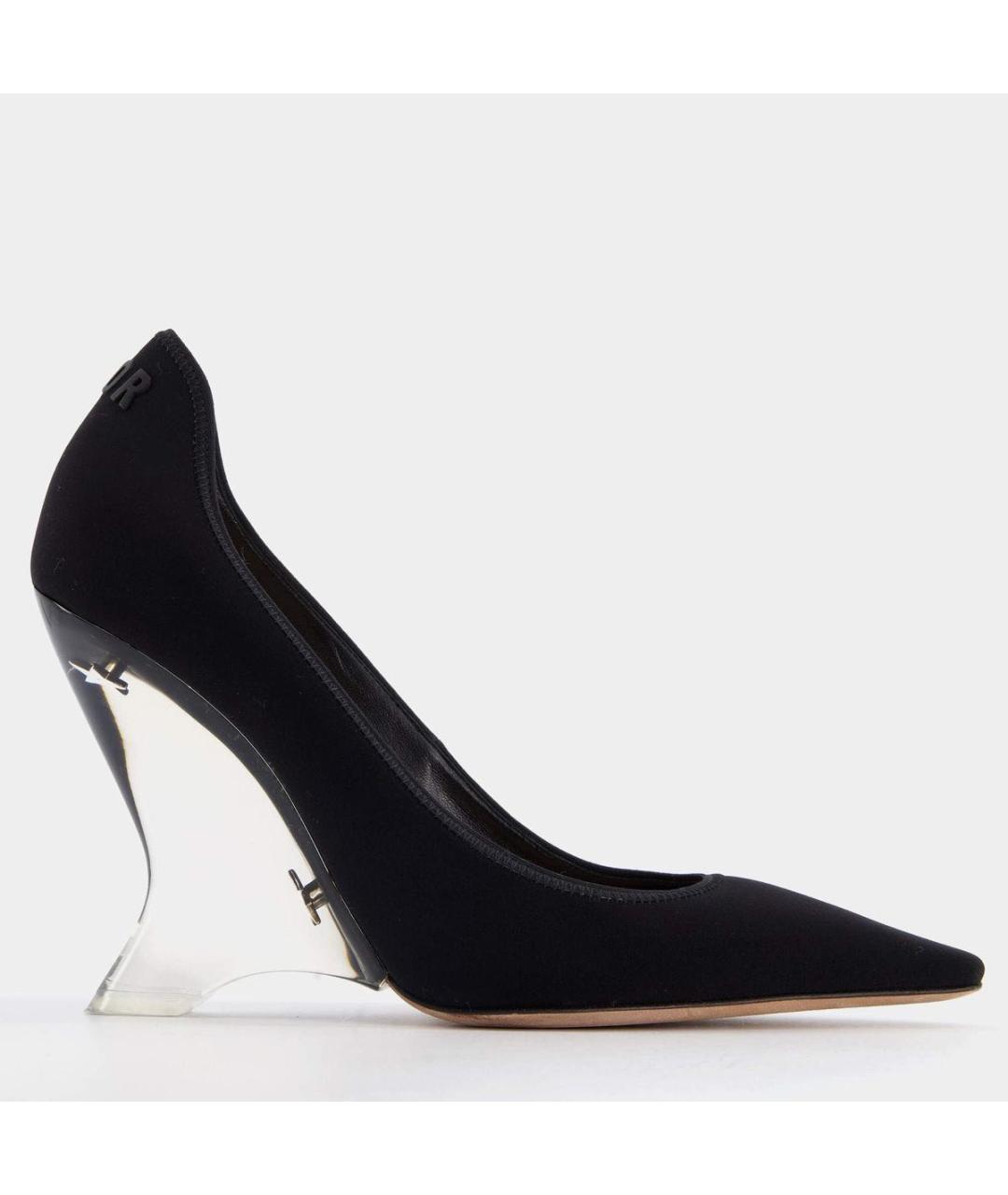 CHRISTIAN DIOR Черные текстильные туфли, фото 9