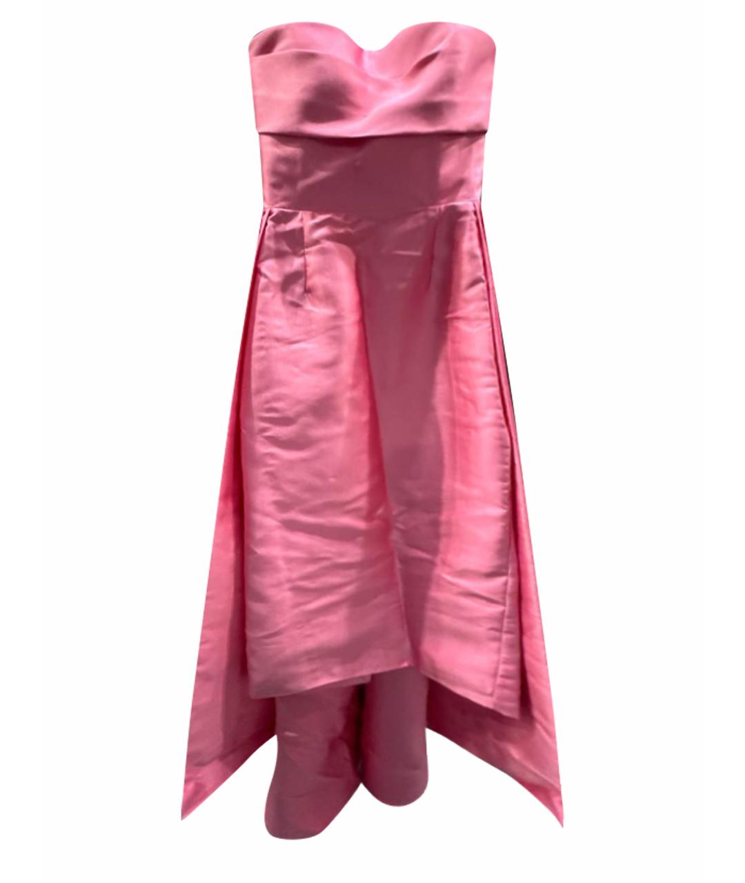 SOLACE LONDON Розовое полиэстеровое вечернее платье, фото 1