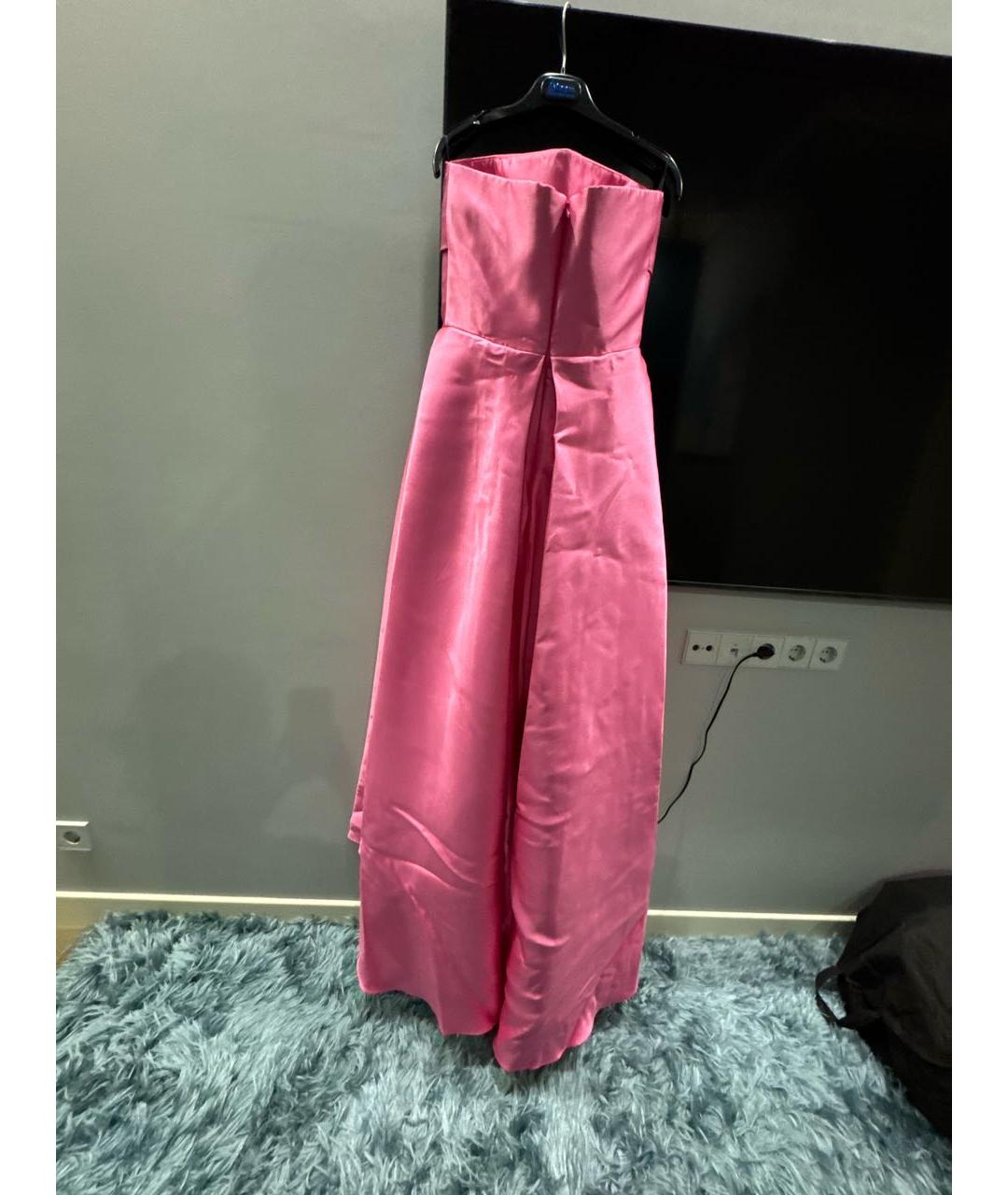 SOLACE LONDON Розовое полиэстеровое вечернее платье, фото 2