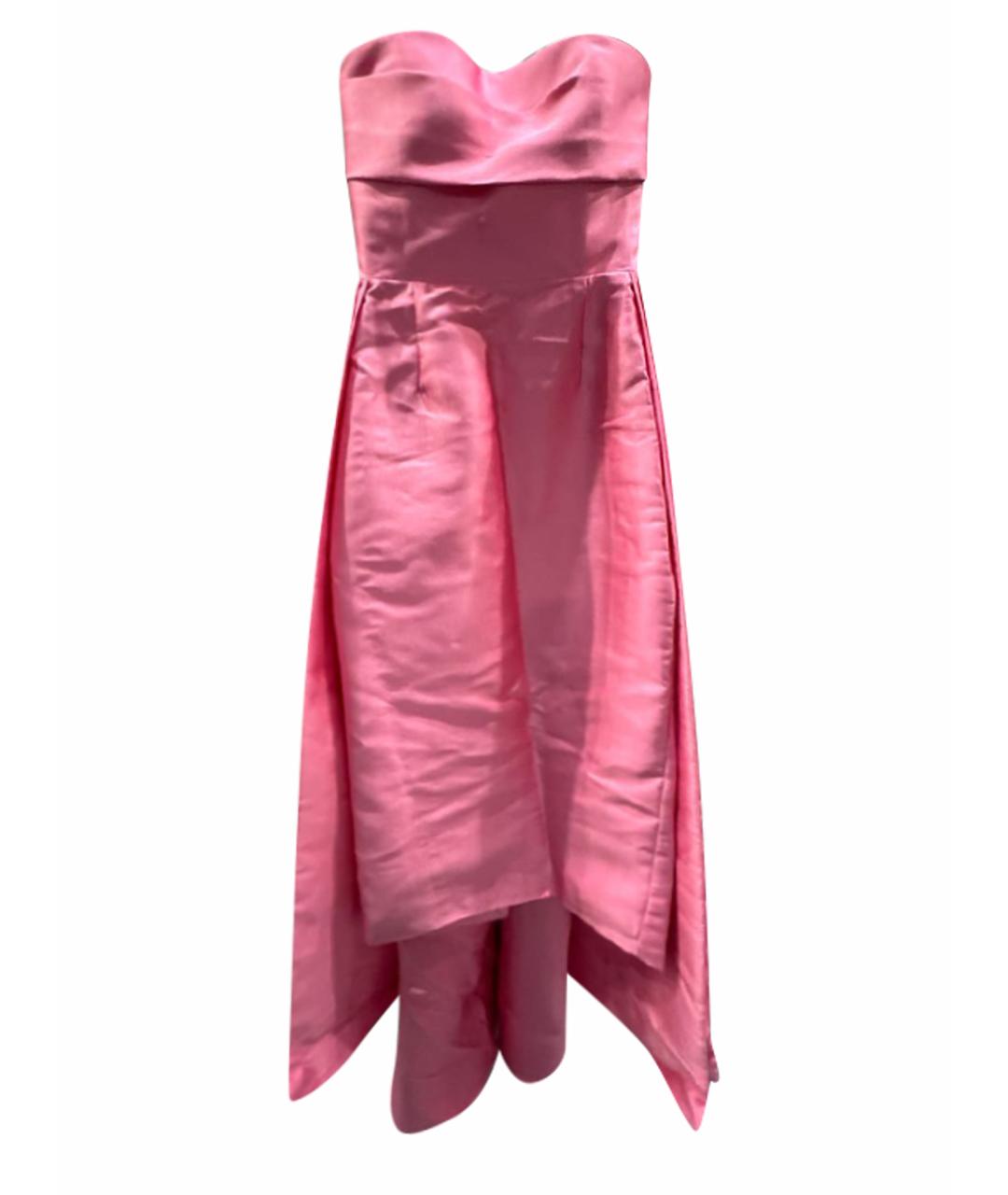 SOLACE LONDON Розовое полиэстеровое вечернее платье, фото 7