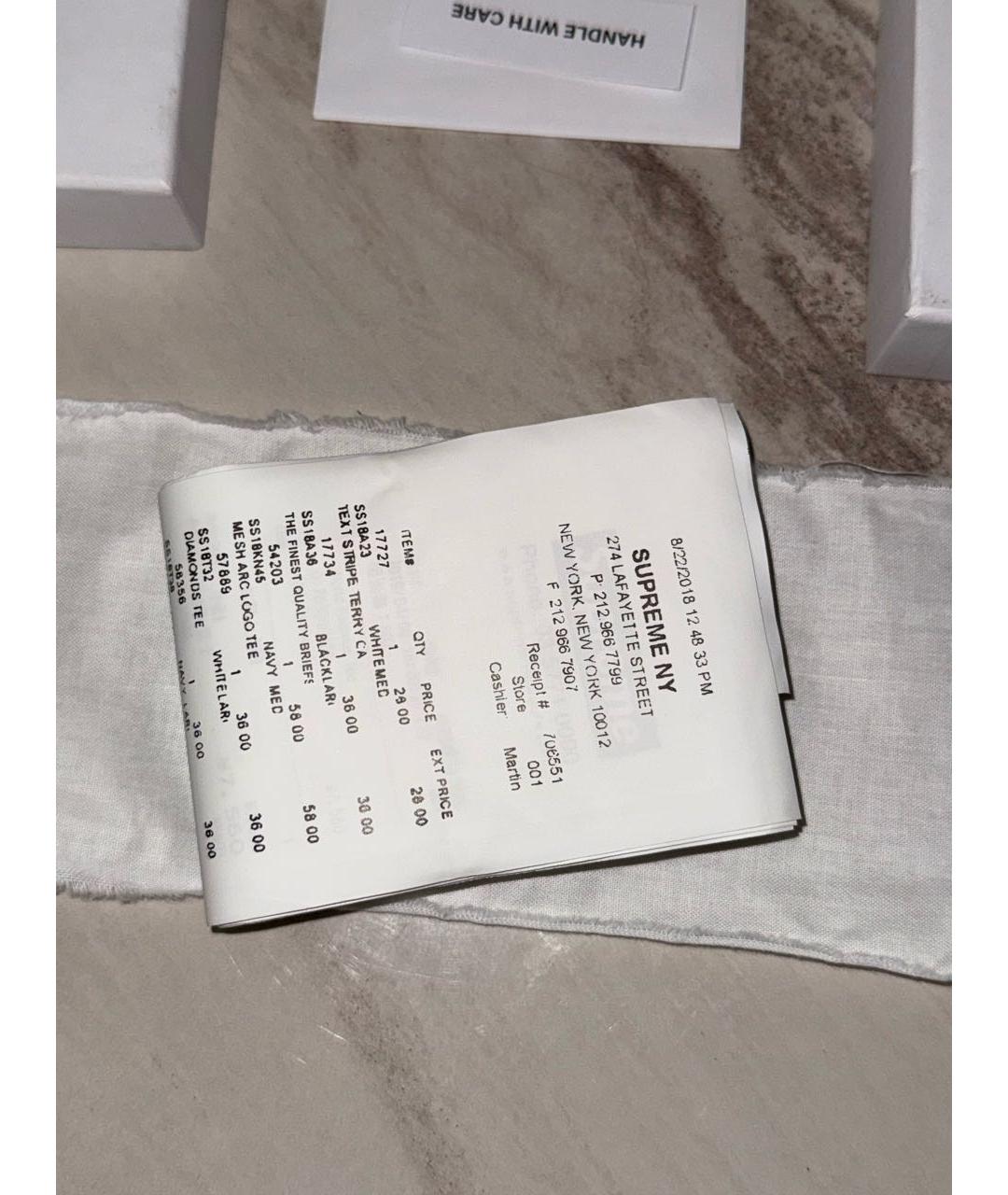 MAISON MARGIELA Белый кожаный кардхолдер, фото 4