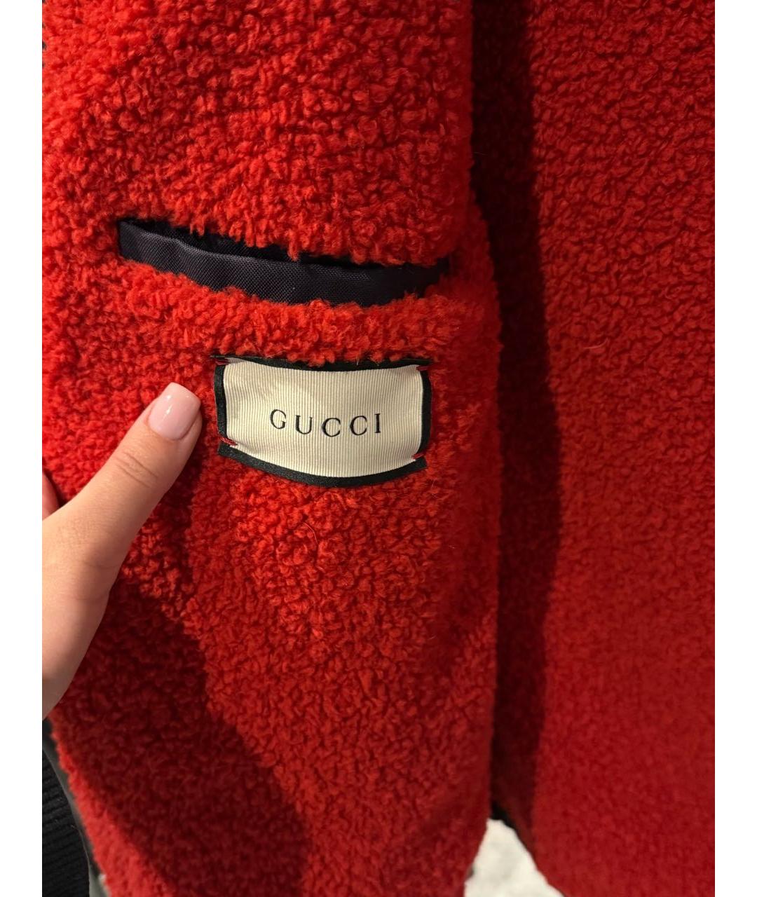GUCCI Темно-синяя шерстяная куртка, фото 4