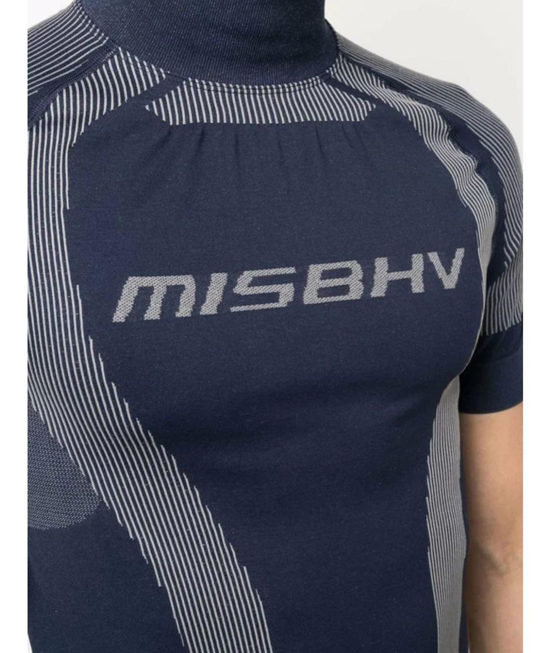 MISBHV Темно-синяя синтетическая футболка, фото 4