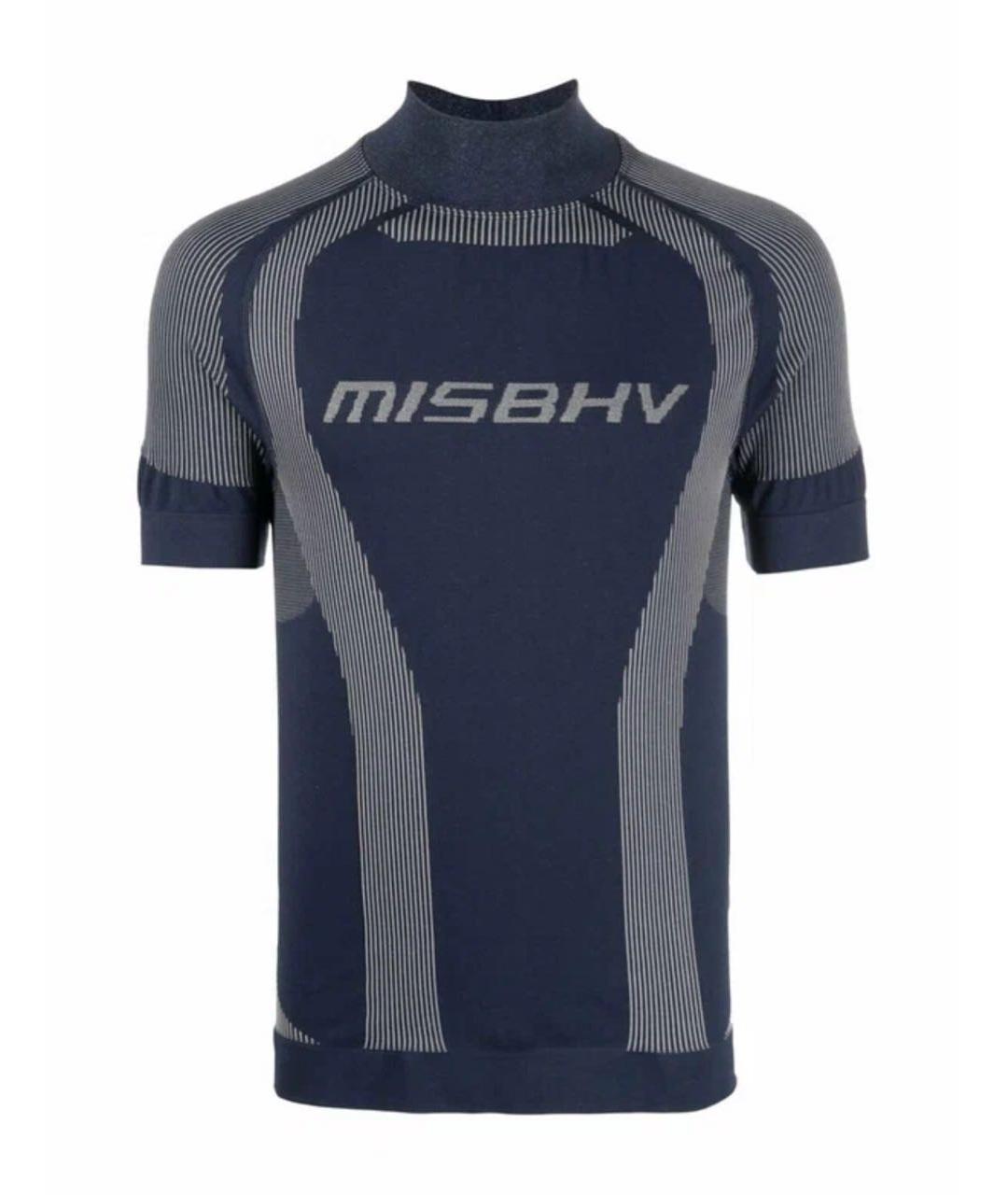 MISBHV Темно-синяя синтетическая футболка, фото 4