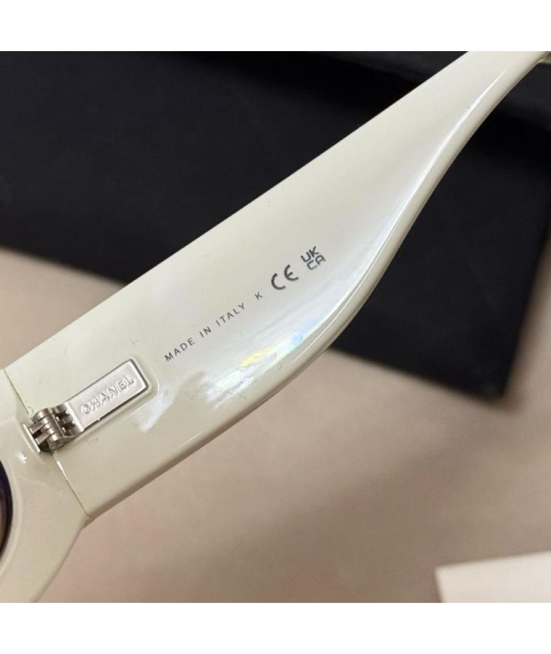 CHANEL Черные пластиковые солнцезащитные очки, фото 6