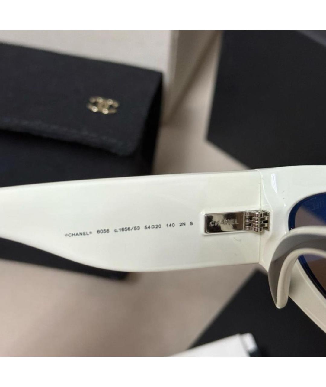 CHANEL Черные пластиковые солнцезащитные очки, фото 5
