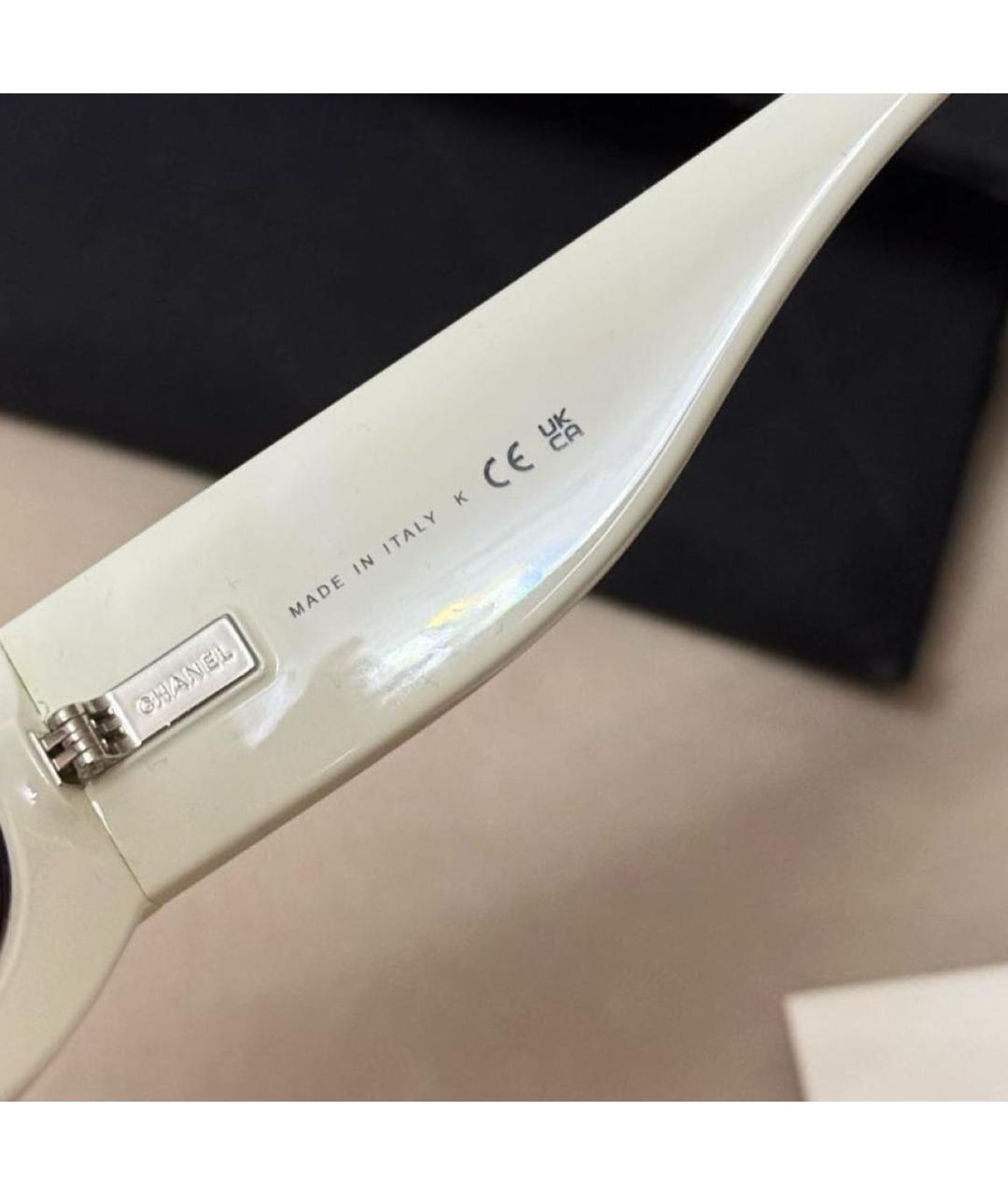 CHANEL Черные пластиковые солнцезащитные очки, фото 6