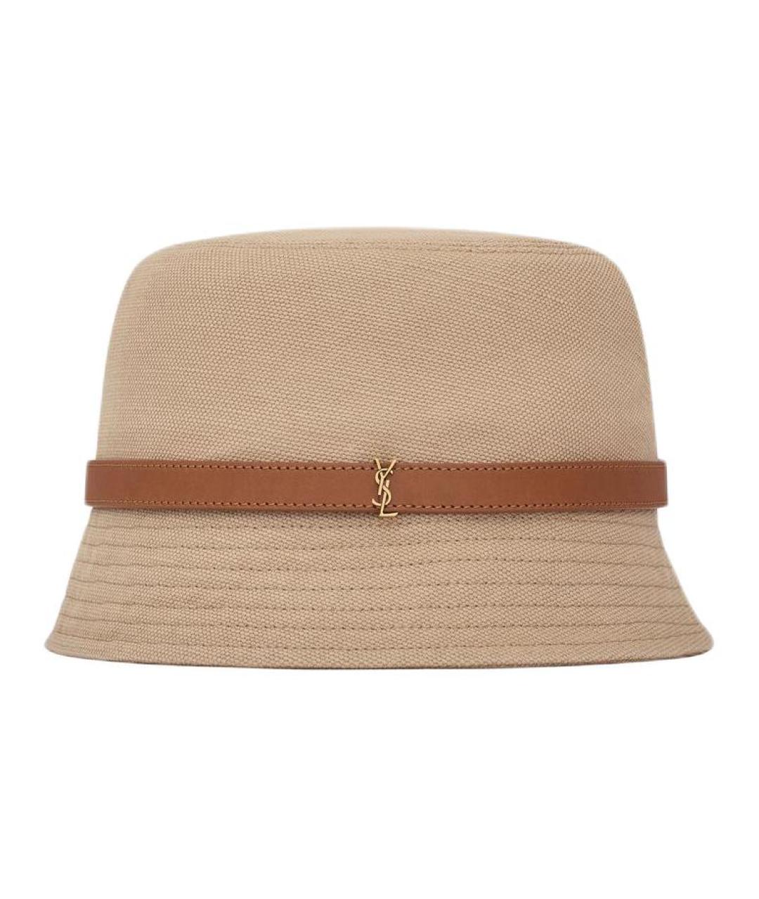 SAINT LAURENT Бежевая панама, фото 1