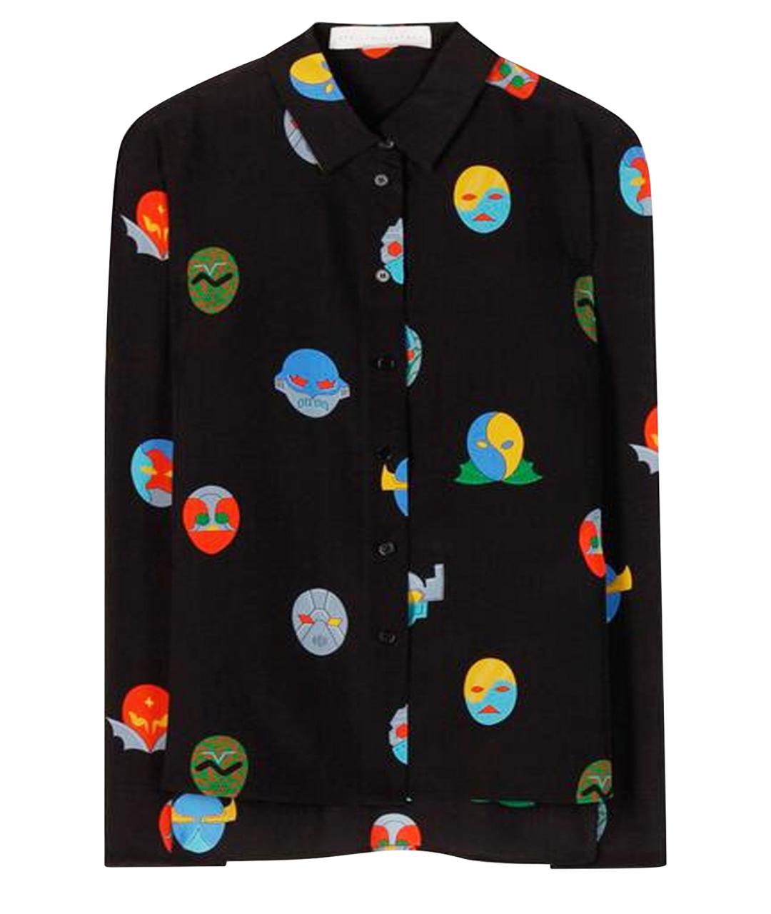 STELLA MCCARTNEY Черная шелковая блузы, фото 1