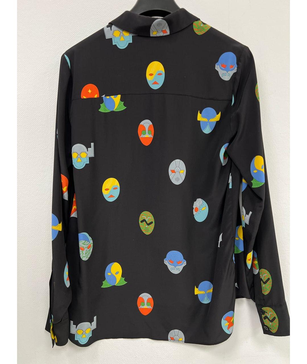 STELLA MCCARTNEY Черная шелковая блузы, фото 2