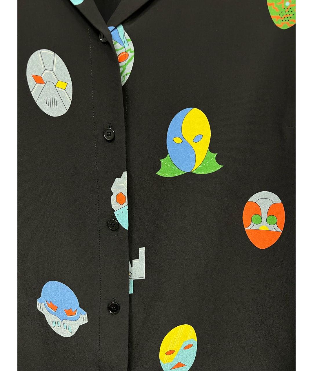 STELLA MCCARTNEY Черная шелковая блузы, фото 3