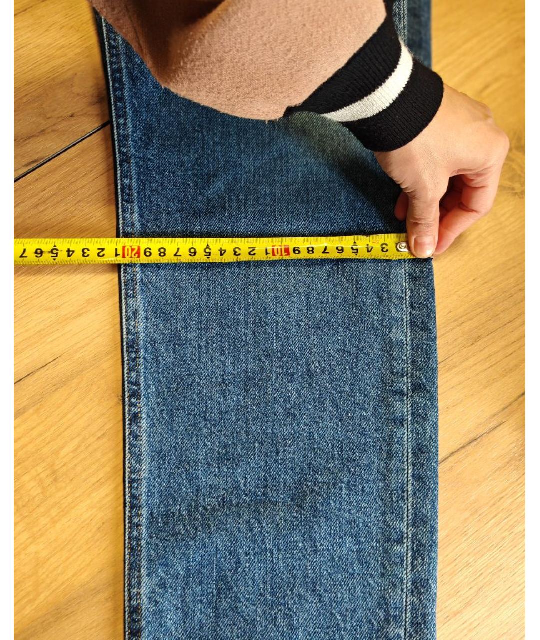 DOLCE&GABBANA Синие хлопковые джинсы скинни, фото 4