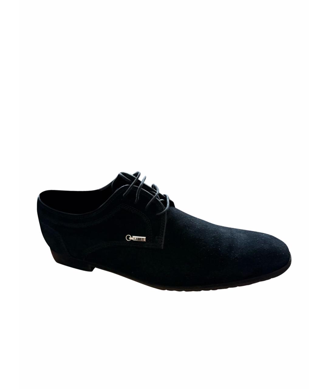 ZILLI Черные замшевые туфли, фото 1