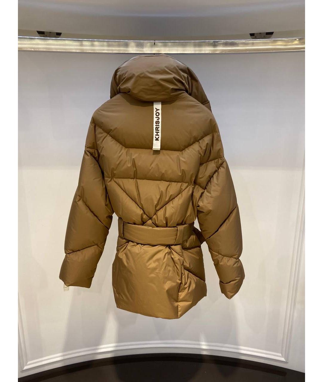 KHRISJOY Коричневый пуховик, фото 3