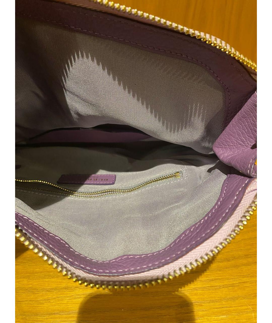 BURBERRY Розовая тканевая сумка через плечо, фото 3