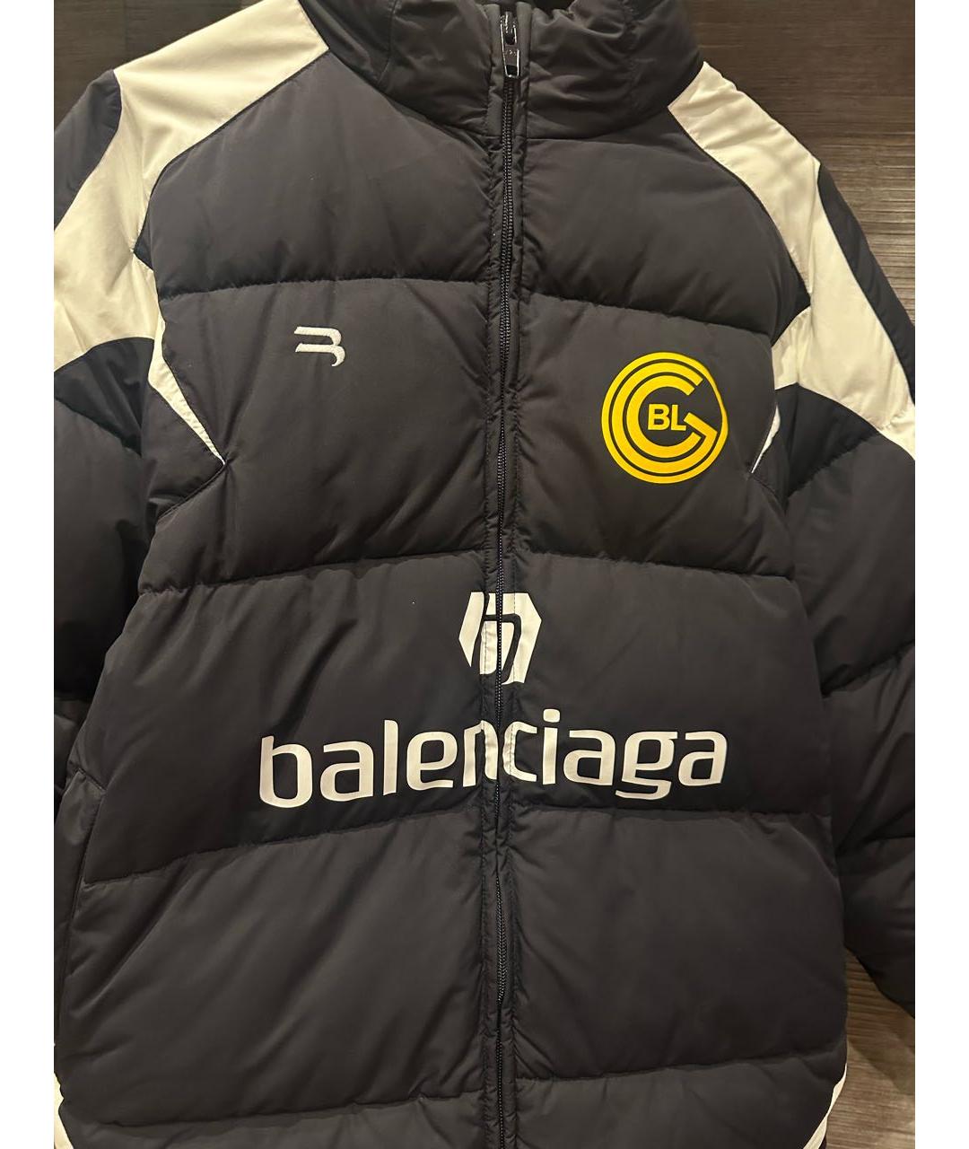 BALENCIAGA Черный пуховик, фото 3