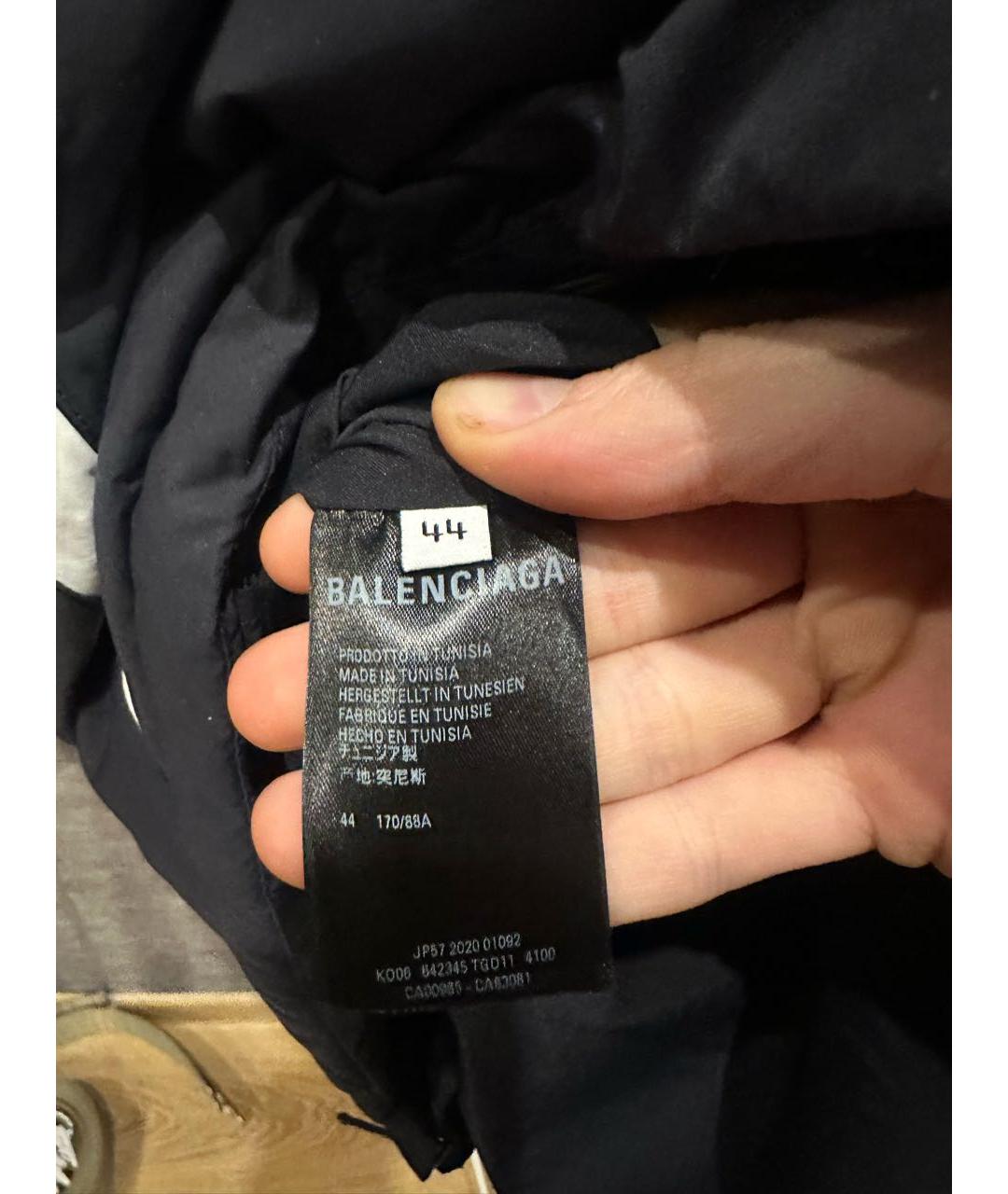 BALENCIAGA Черный пуховик, фото 5