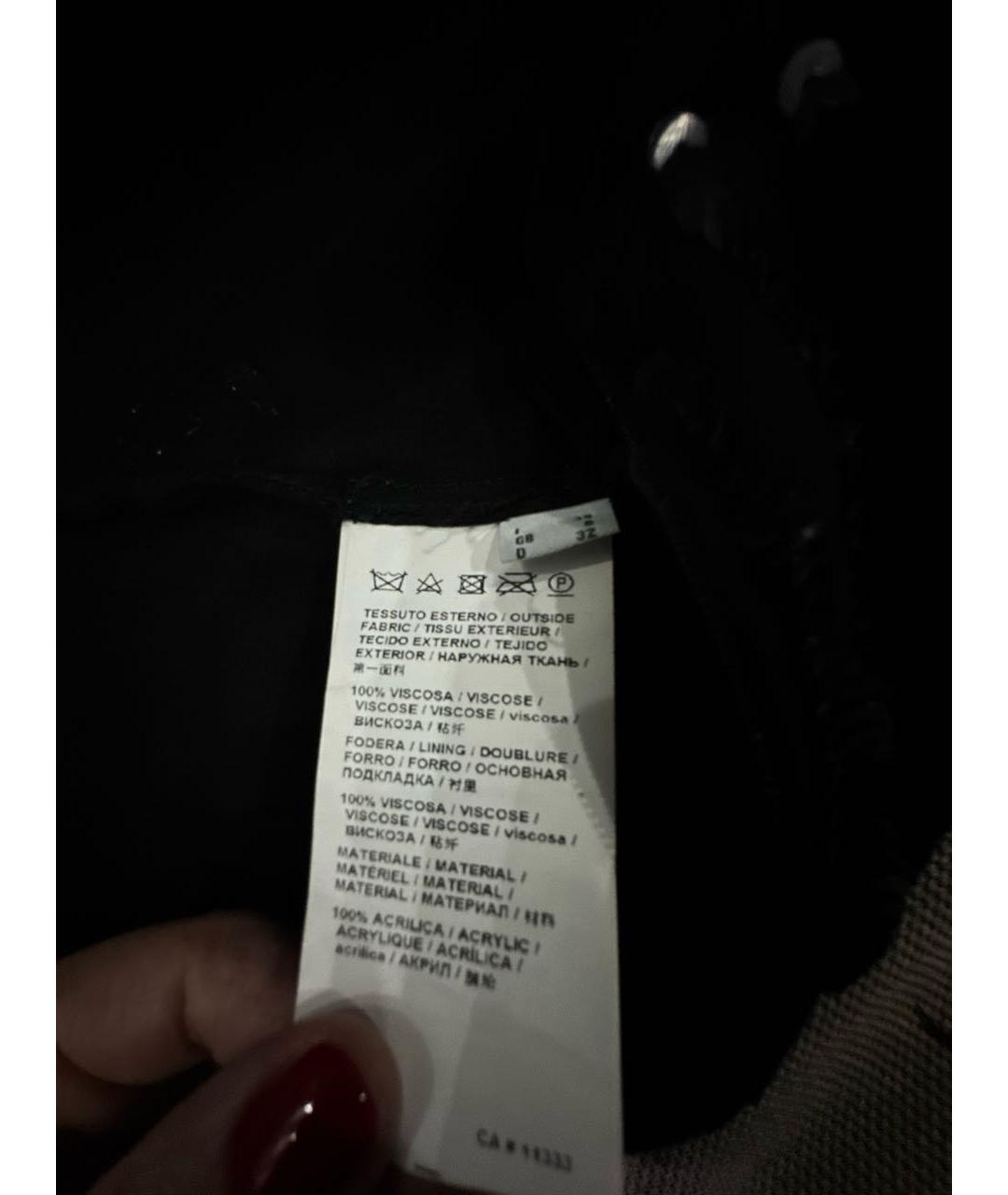 PINKO Черное вискозное коктейльное платье, фото 5