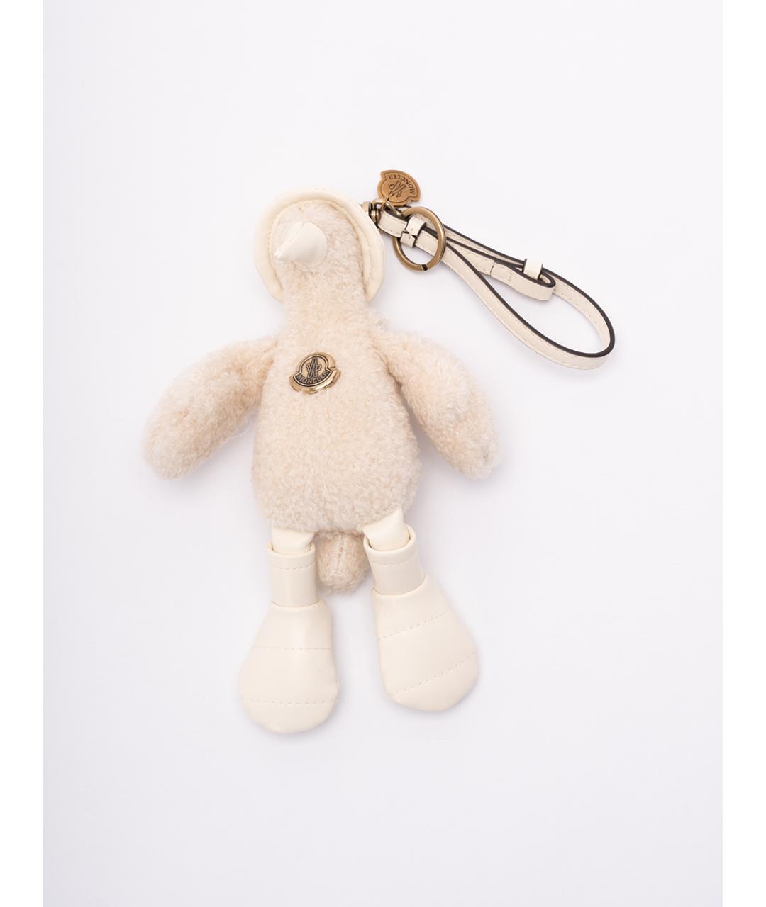 MONCLER Бежевый брелок, фото 2