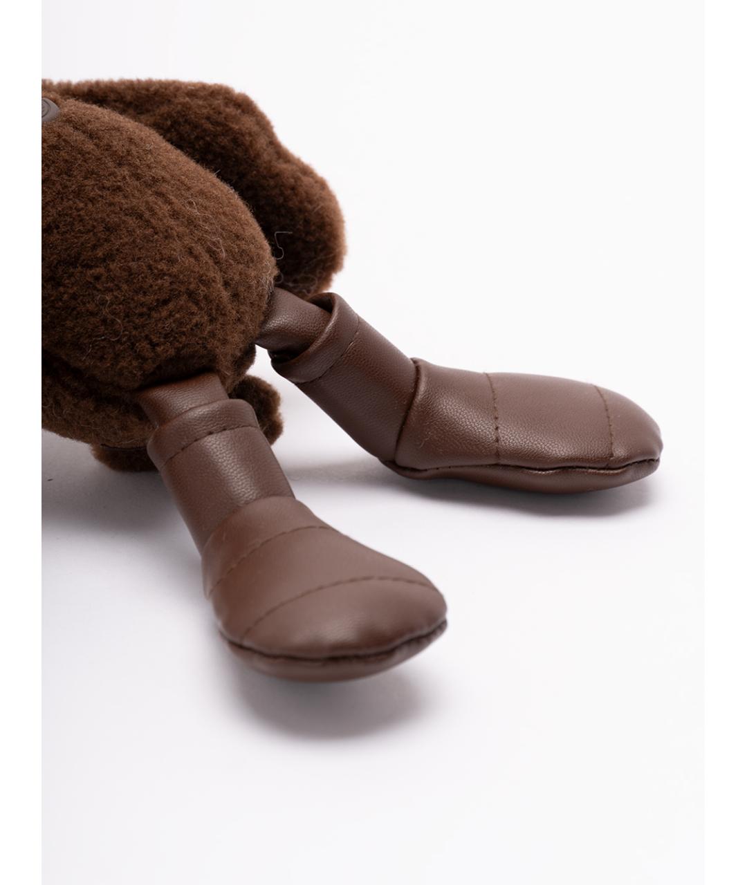 MONCLER Коричневый брелок, фото 2