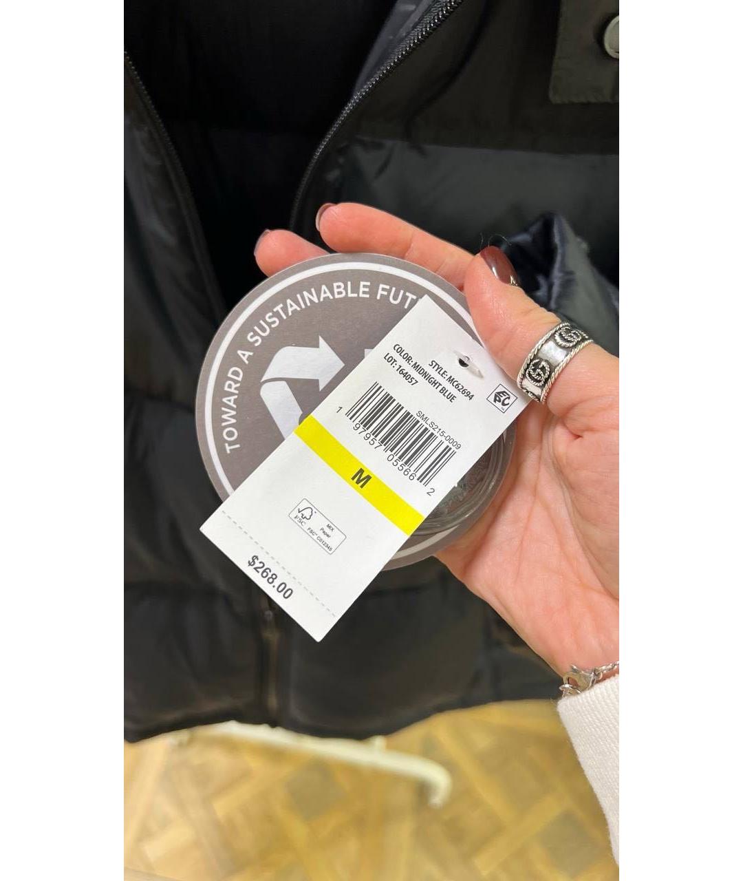 MICHAEL KORS Темно-синяя полиэстеровая куртка, фото 3