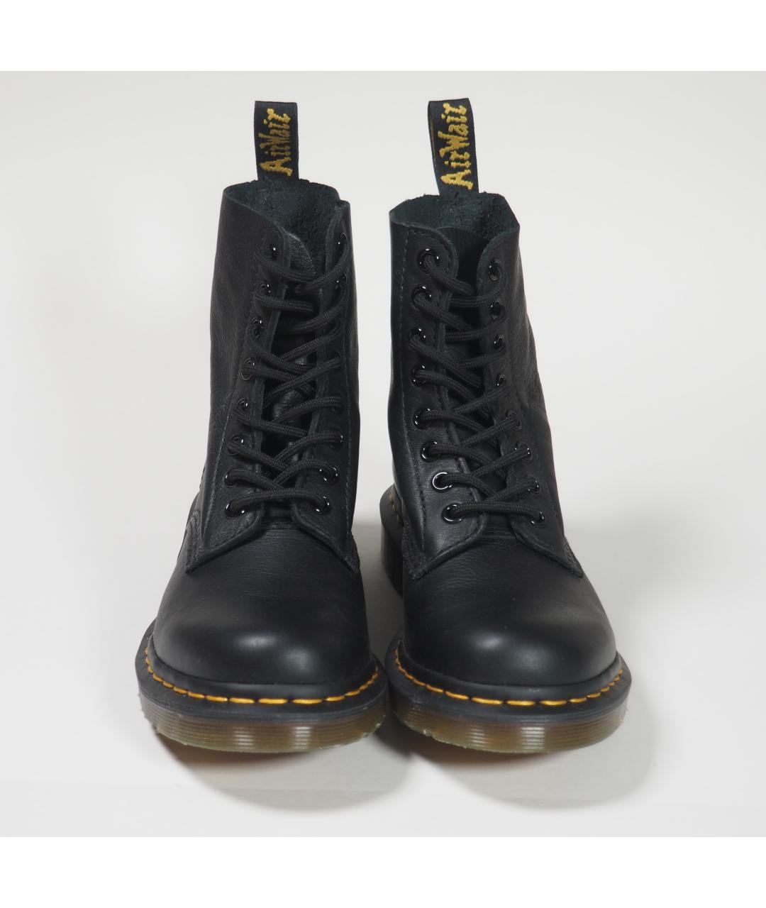 DR. MARTENS Черные кожаные ботинки, фото 2