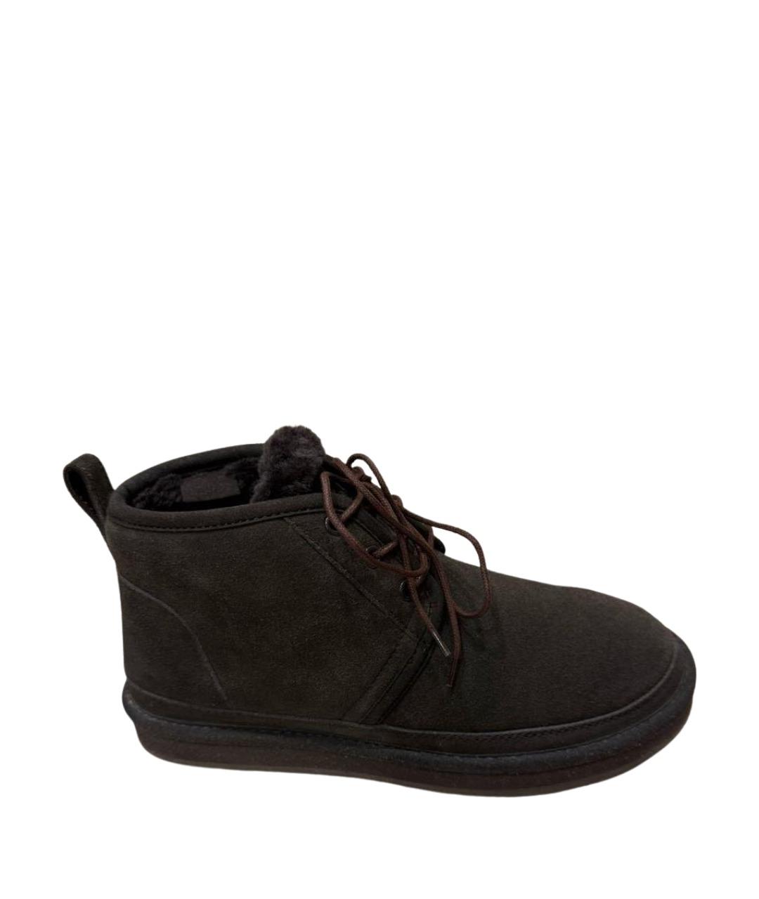 12 STOREEZ Коричневые замшевые ботинки, фото 1