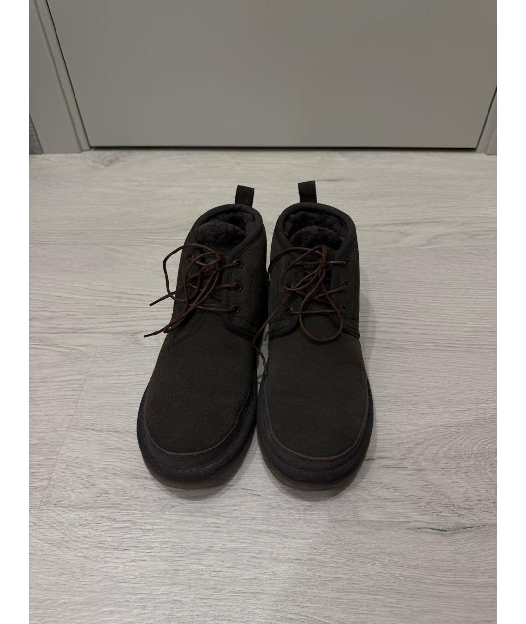 12 STOREEZ Коричневые замшевые ботинки, фото 2