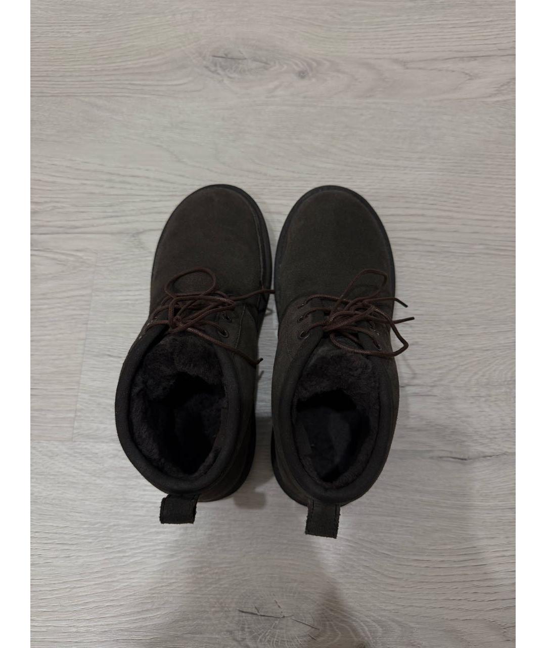 12 STOREEZ Коричневые замшевые ботинки, фото 3