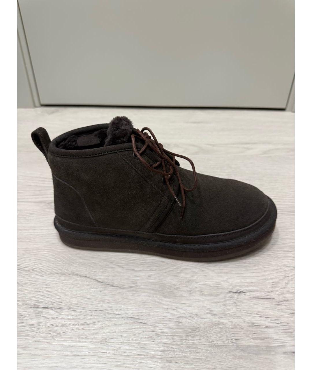 12 STOREEZ Коричневые замшевые ботинки, фото 5
