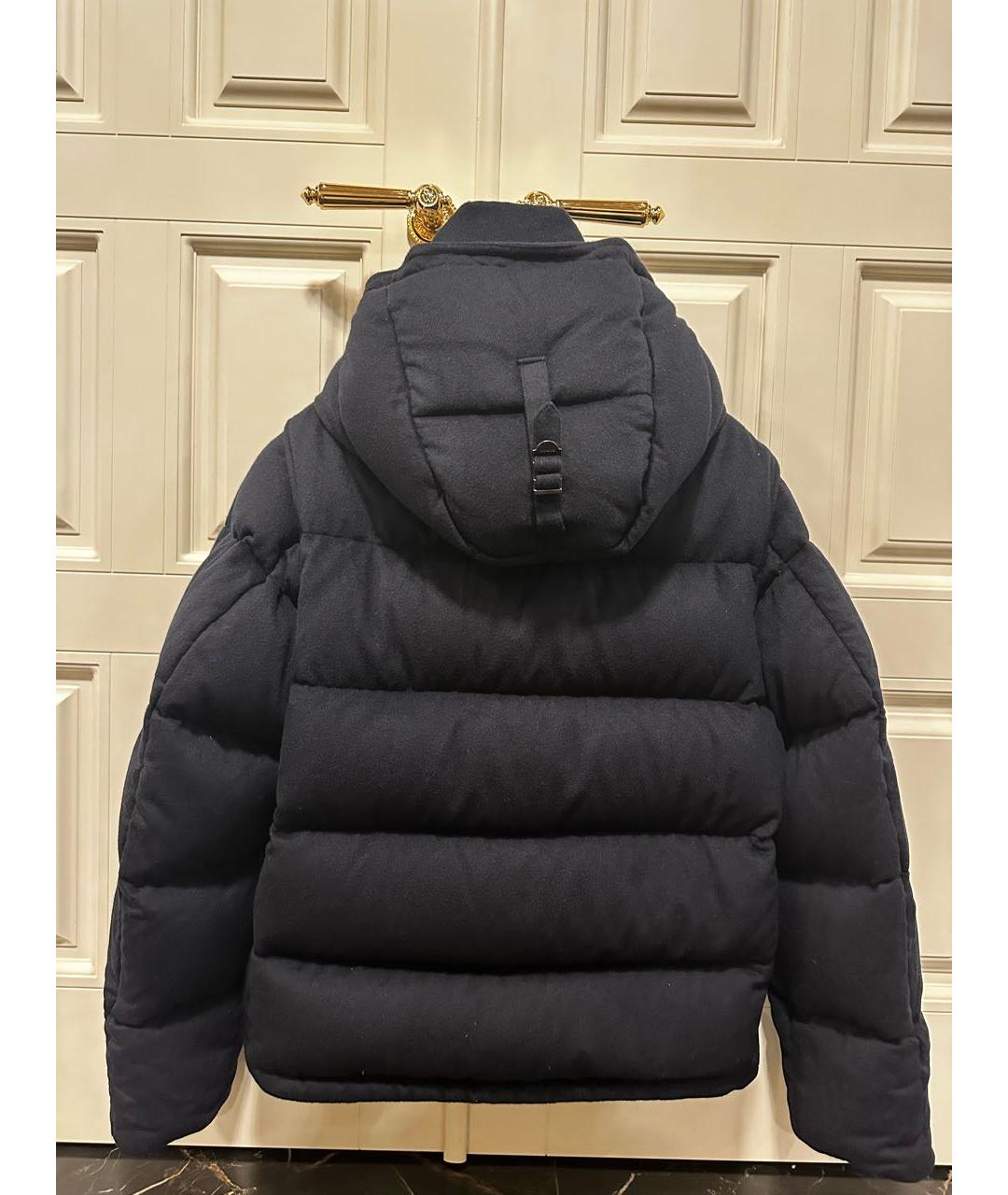 BURBERRY Темно-синий кашемировый пуховик, фото 2