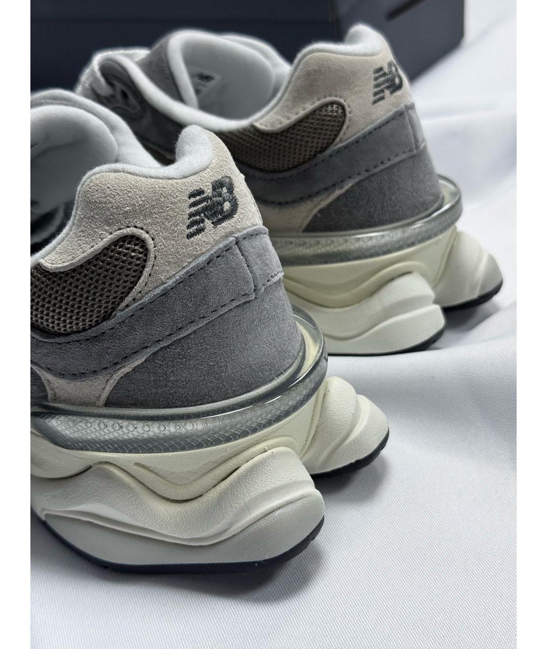 NEW BALANCE Серые замшевые кроссовки, фото 8