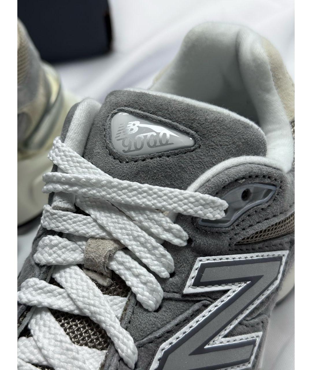 NEW BALANCE Серые замшевые кроссовки, фото 5