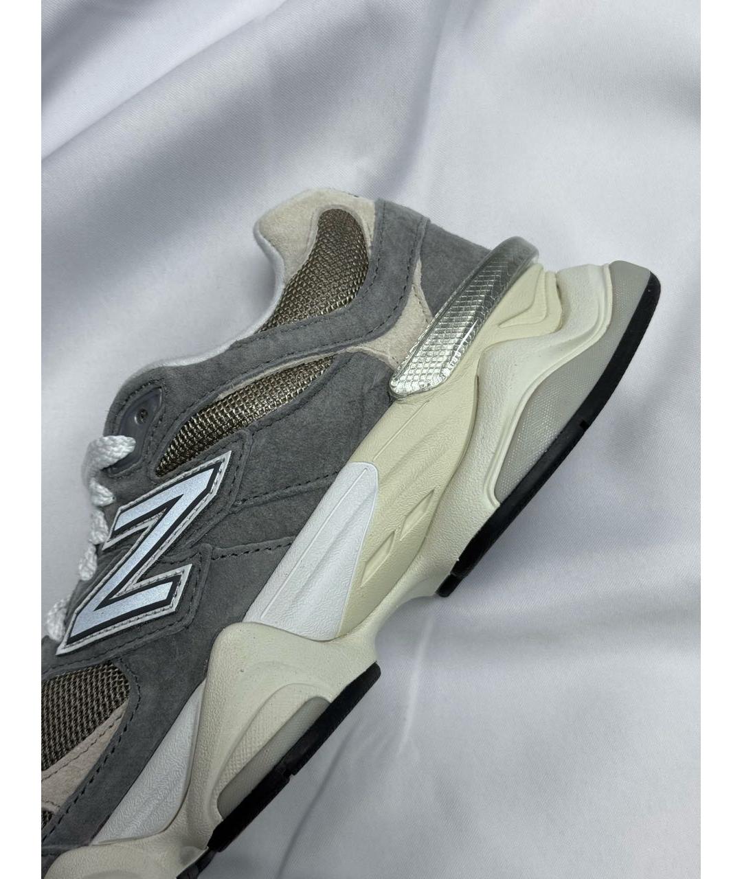 NEW BALANCE Серые замшевые кроссовки, фото 4