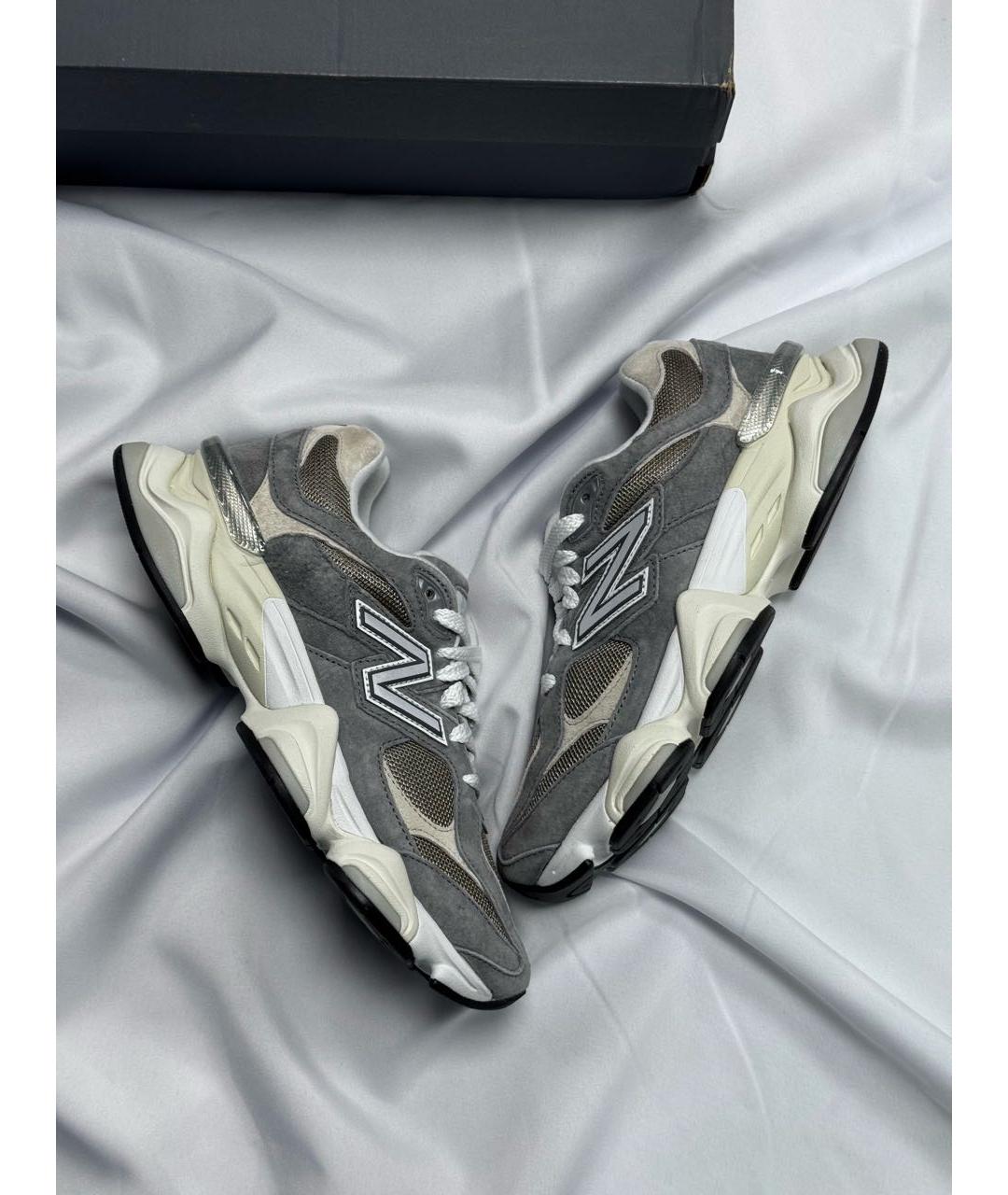 NEW BALANCE Серые замшевые кроссовки, фото 3