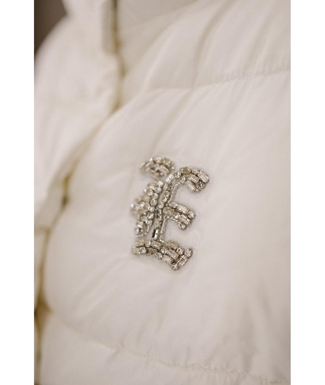 ERMANNO SCERVINO Белый полиэстеровый жилет, фото 4