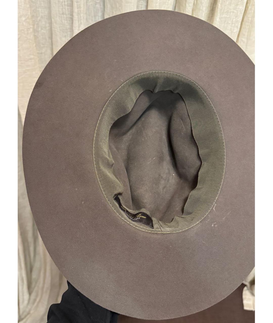 LORO PIANA Серая шляпа, фото 3