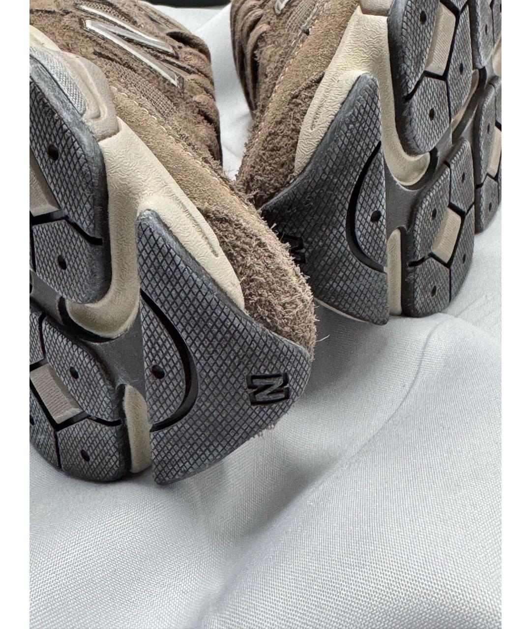 NEW BALANCE Коричневые замшевые кроссовки, фото 6