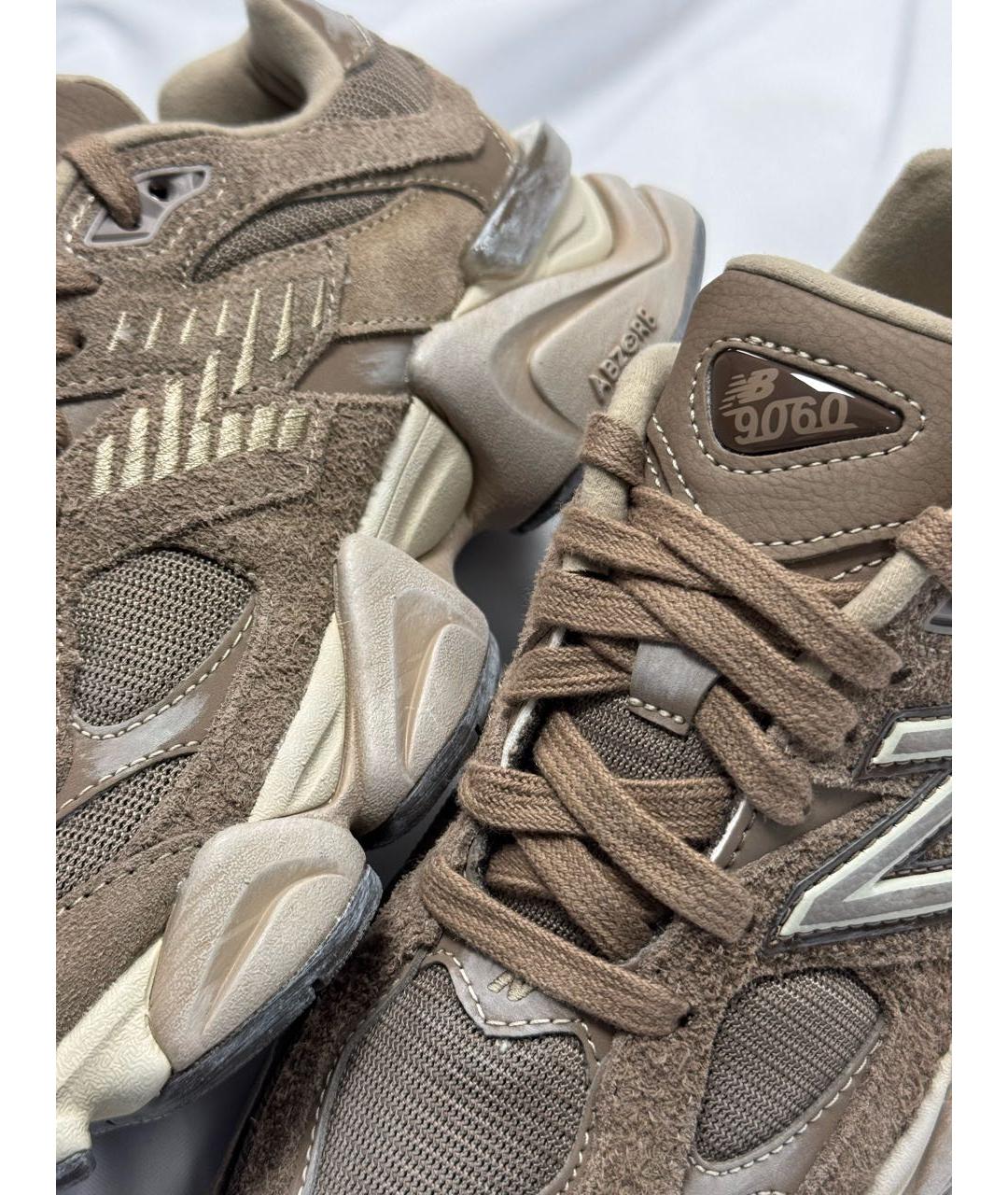 NEW BALANCE Коричневые замшевые кроссовки, фото 5