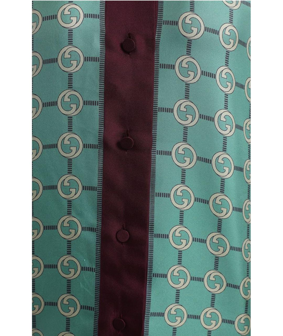 GUCCI Мульти шелковая блузы, фото 3