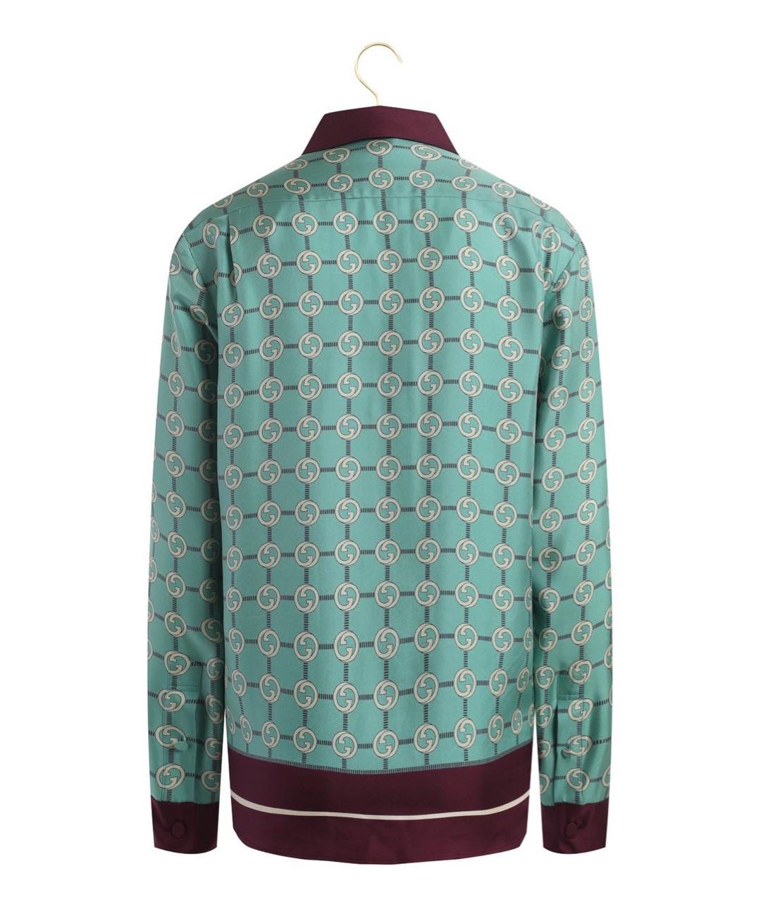 GUCCI Мульти шелковая блузы, фото 2